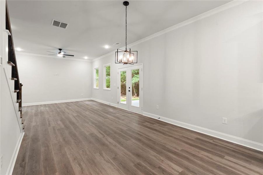 Spacious, unfurnished interior of a new home in , Stone Mountain (Image 25).