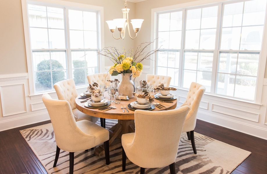 Representative furnished interior of a home built from the Ansley by Bill Clark Homes in Sidbury Landing, Wilmington (Image 18).