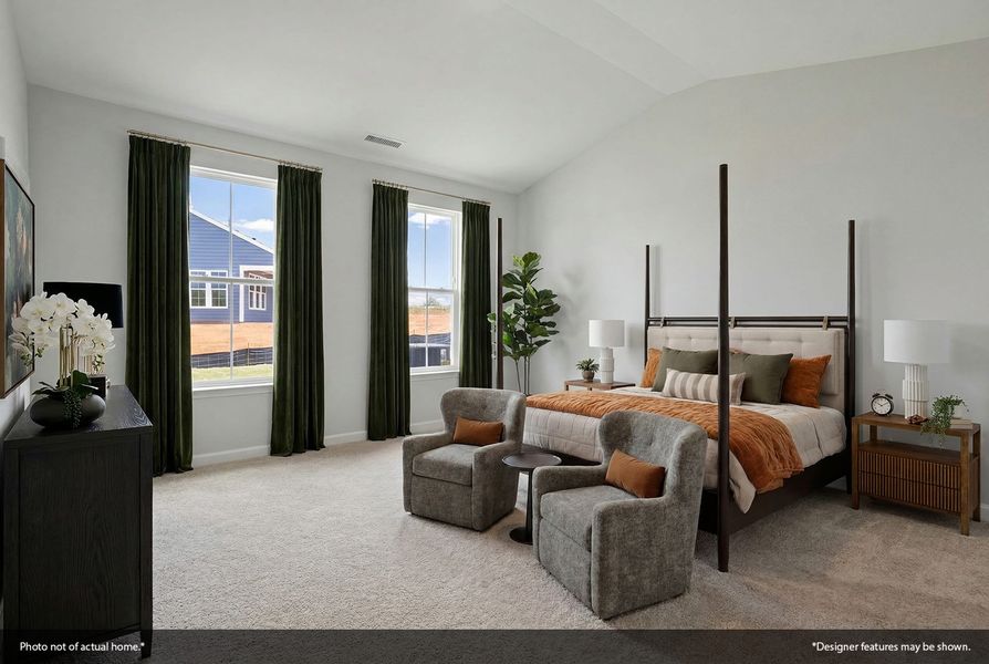 Furnished interior view inside a new home in Ovation at Sweetbrier, Durham (Image 7).