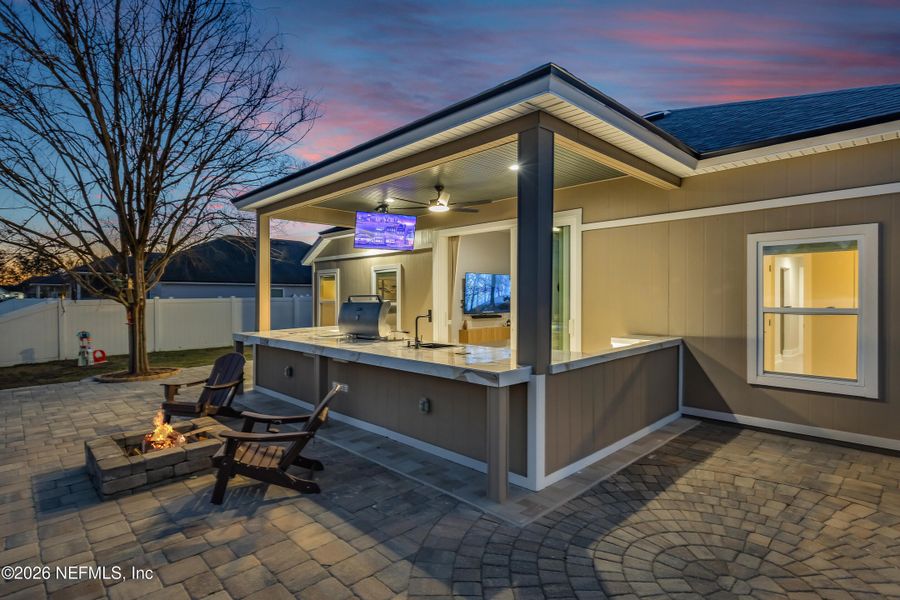 Exterior details and patio area of a home in , Middleburg (Image 24). Exterior details and patio area of a home in , Middleburg (Image 24).