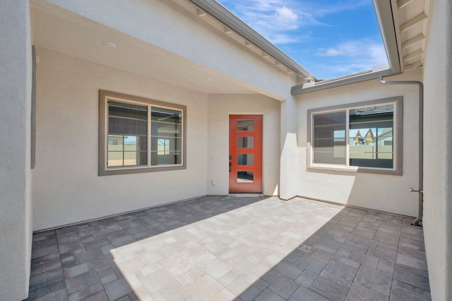 Exterior details and patio area of a home in Blossom Rock, Apache Junction (Image 3). Exterior details and patio area of a home in Blossom Rock, Apache Junction (Image 3).