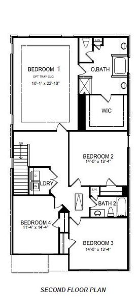 2D floor plan layout for the DORSET by D.R. Horton in Sycamore Cove, Woodruff, SC (Image 5). 2D floor plan layout for the DORSET by D.R. Horton in Sycamore Cove, Woodruff, SC (Image 5).