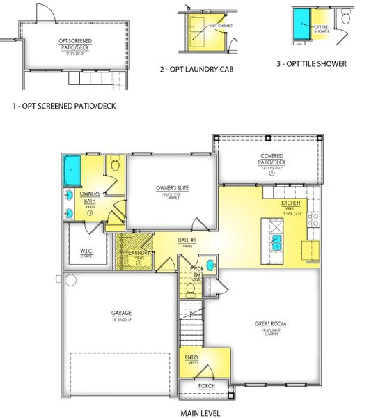 Main Level & Options