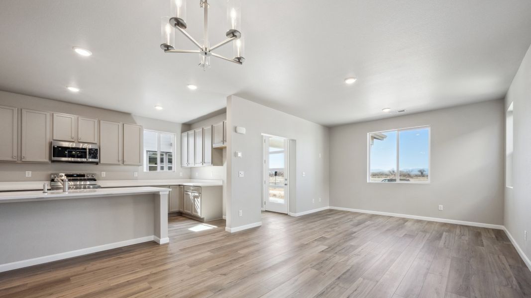 Image 6 representing the Paris by Risewell Homes in Parkway at Prairie Center Village, Brighton, CO. Image 6 representing the Paris by Risewell Homes in Parkway at Prairie Center Village, Brighton, CO.