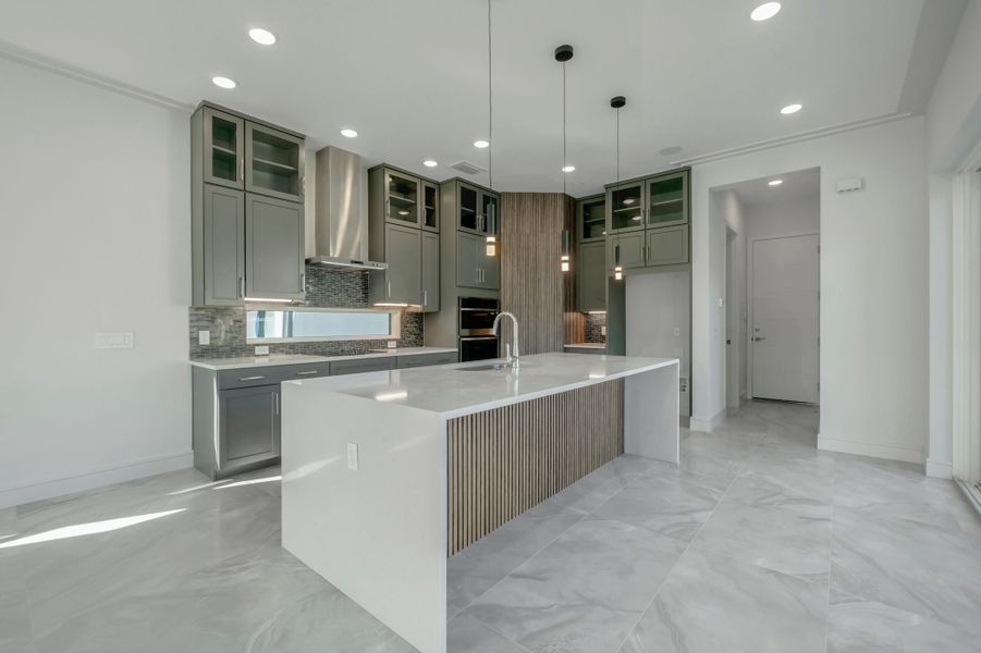 Representative furnished interior of a home built from the Courtyard 50 by ABD Development in Hampton Green at Providence, Davenport (Image 8).