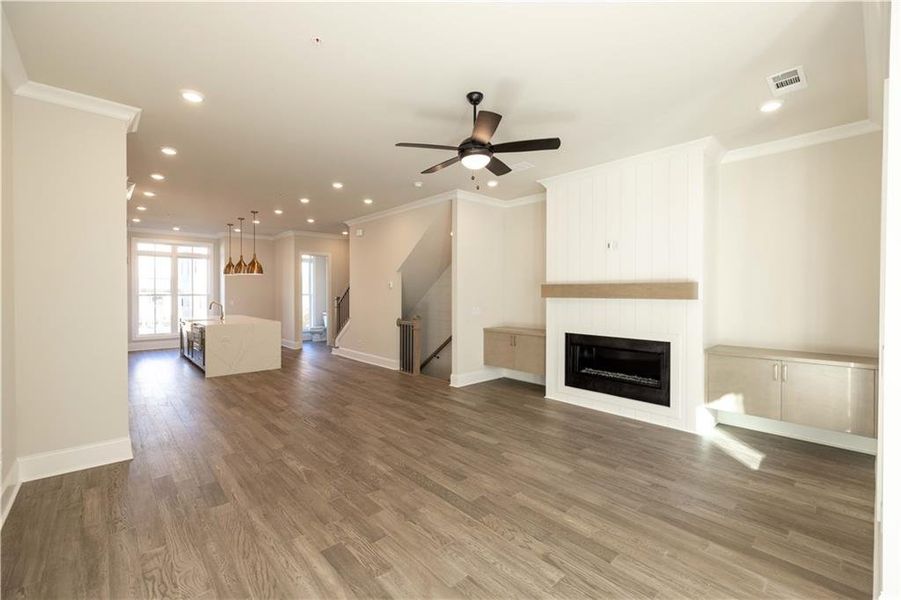 Spacious, unfurnished interior of a new home in Byers Park, Alpharetta (Image 17).