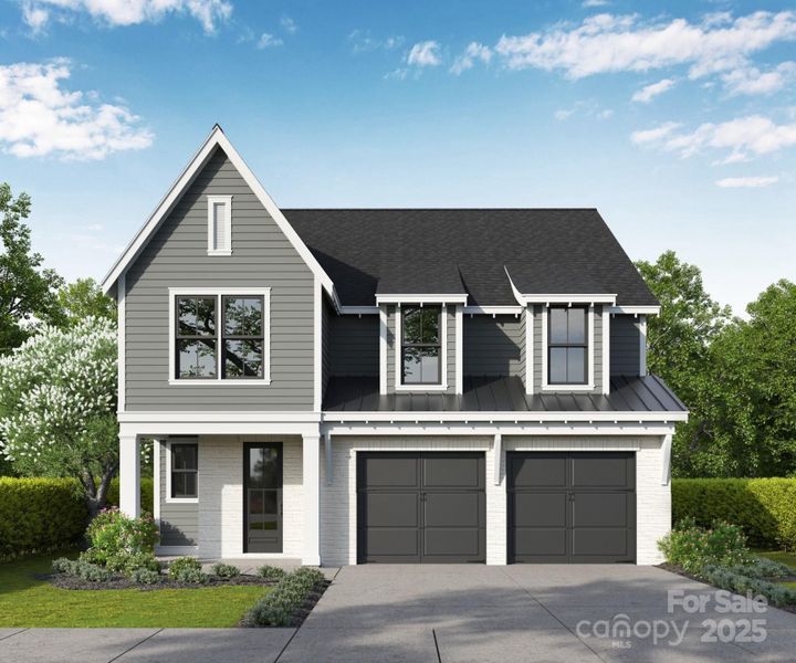 Front exterior of a home in the Matthews Ridge Reserve community, located in Matthews, NC (Image 11).