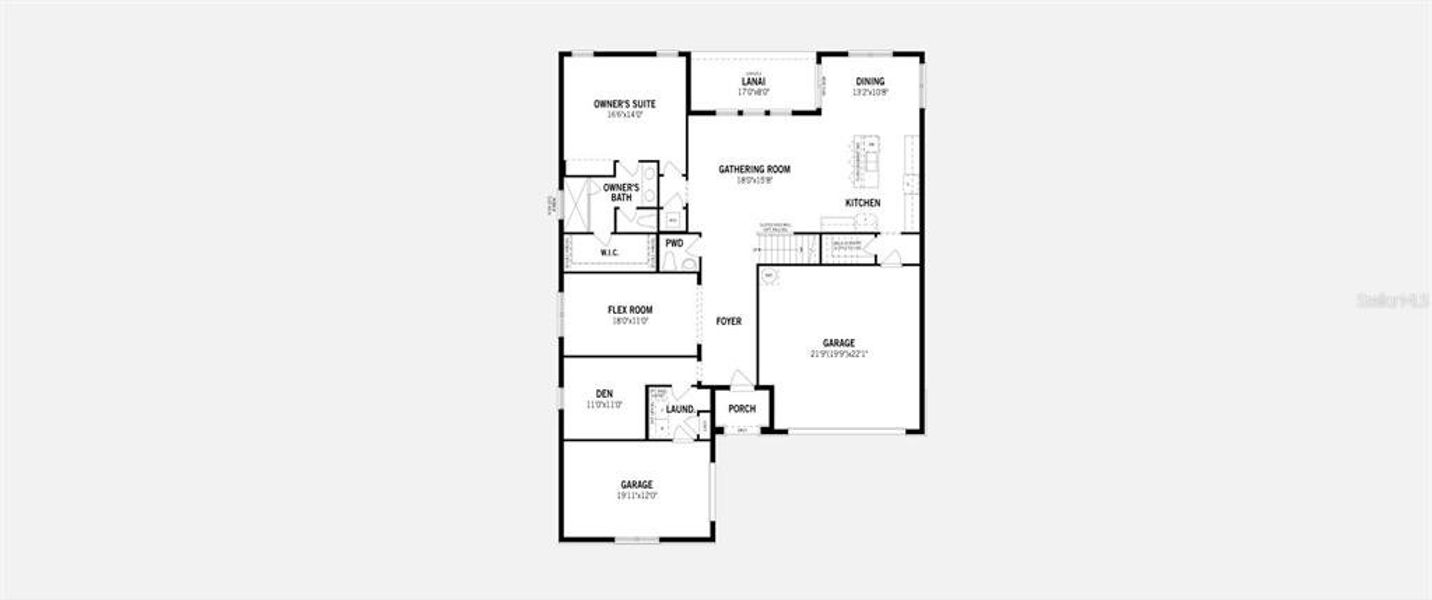 Sarasota Floorplan - First Floor