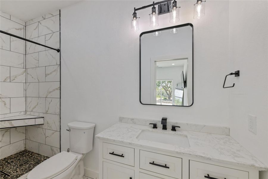 Furnished interior view inside a new home in , Dripping Springs (Image 17).