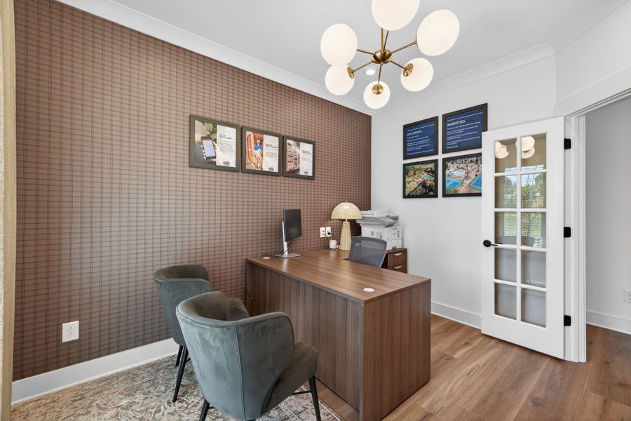 Representative furnished interior of a home built from the Riverton by Pulte Homes in Riversprings, Dacula (Image 57).