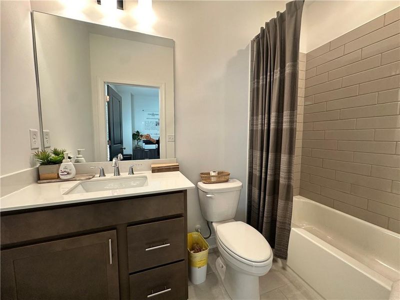 Furnished interior view inside a new home in Market Square at Sawnee Village, Cumming (Image 8).