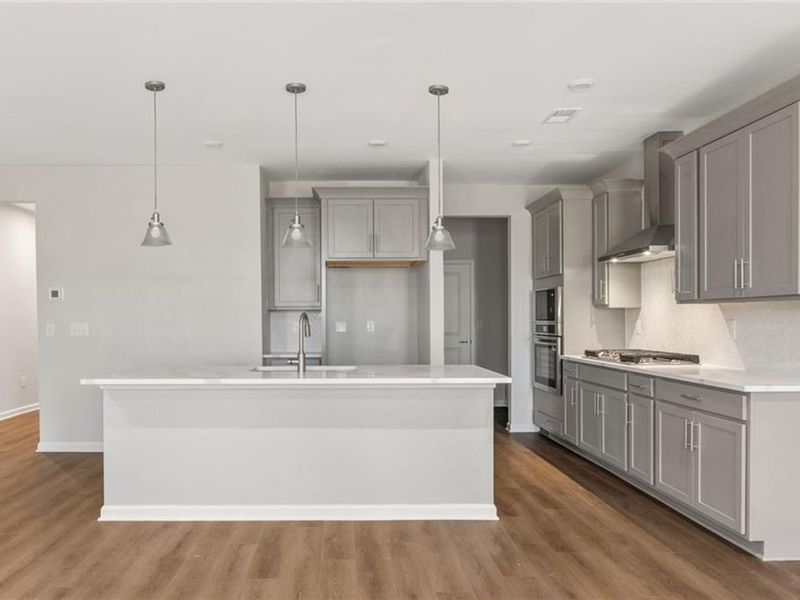 Furnished interior view inside a new home in Lake Shore, Winder (Image 5).