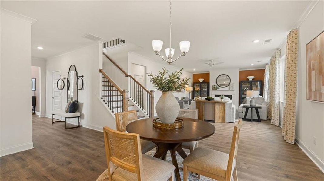 Furnished interior view inside a new home in The Gates at Pates Creek, Hampton (Image 33).