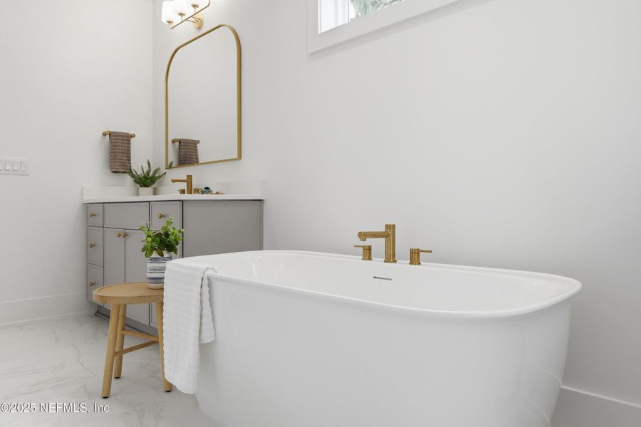 Furnished interior view inside a new home in , Neptune Beach (Image 45). Furnished interior view inside a new home in , Neptune Beach (Image 45).