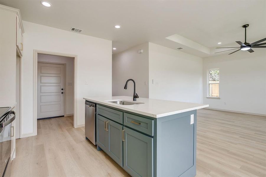 Furnished interior view inside a new home in , Granbury (Image 4). Furnished interior view inside a new home in , Granbury (Image 4).