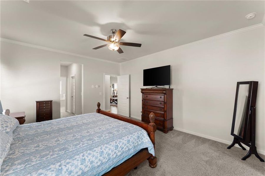 Furnished interior view inside a new home in , Dawsonville (Image 55).