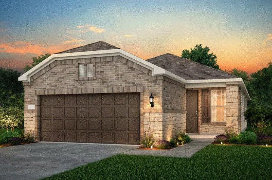 Del Webb Homes, Contour LS204 elevation, rendering