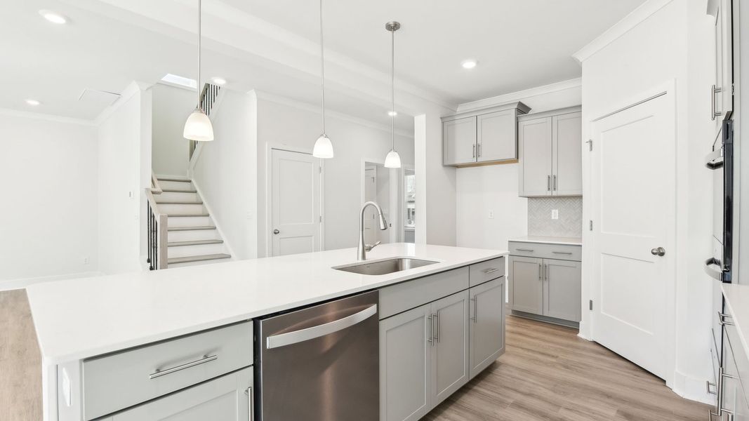 Furnished interior view inside a new home in Westport, York (Image 4).