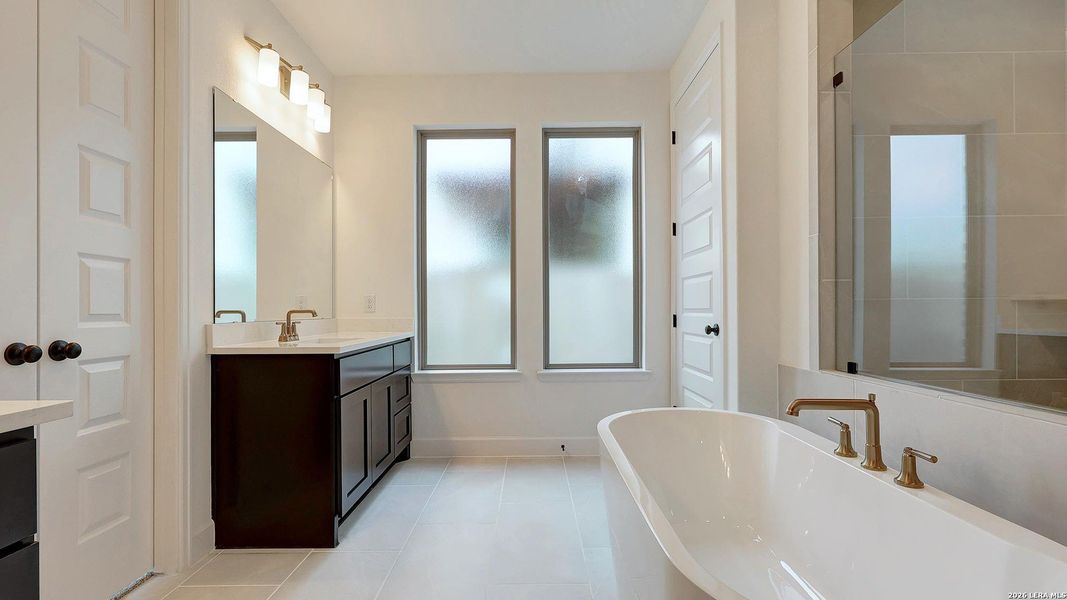 Furnished interior view inside a new home in Corley Farms, Boerne (Image 7).