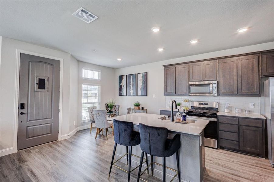 Furnished interior view inside a new home in , Rowlett (Image 10).