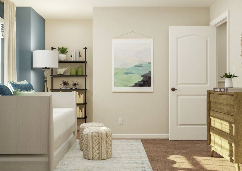 Spacious secondary bedrooms. Spacious secondary bedrooms.