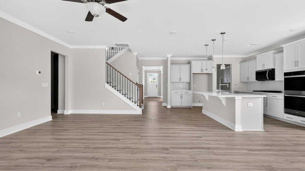 Spacious, unfurnished interior of a new home in Adams Glen, Greenville (Image 23). Spacious, unfurnished interior of a new home in Adams Glen, Greenville (Image 23).
