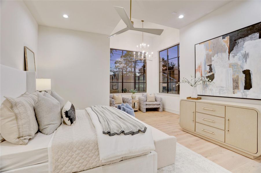 Furnished interior view inside a new home in , Houston (Image 16).