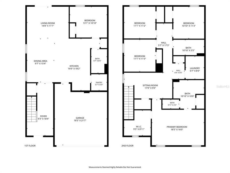 2D floor plan layout of this home in Avalon Park Tavares, Tavares, FL (Image 7). 2D floor plan layout of this home in Avalon Park Tavares, Tavares, FL (Image 7).