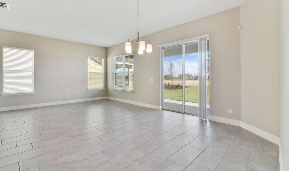 Open concept floorplan