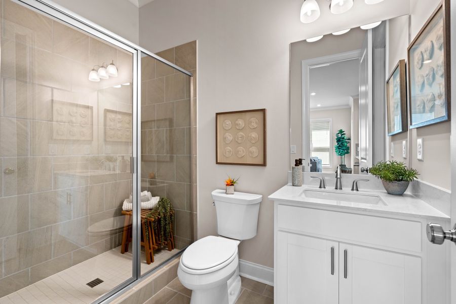 Representative furnished interior of a home built from the The Castleberry by The Providence Group in Palisades Single Family, Cumming (Image 36).
