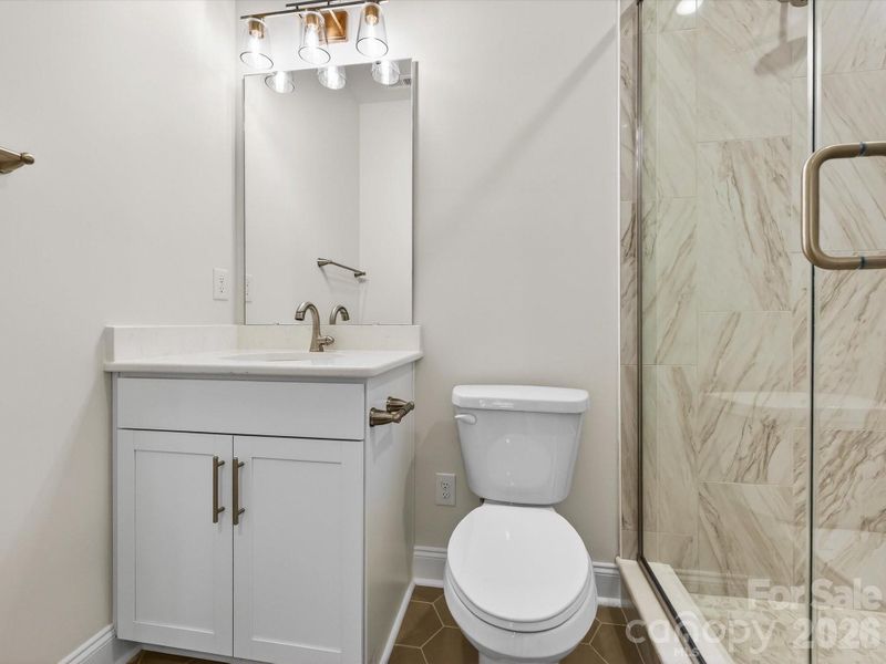 First floor Full Bath with Walk-in Shower First floor Full Bath with Walk-in Shower