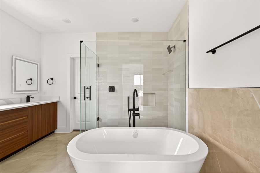 Furnished interior view inside a new home in , Houston (Image 7).