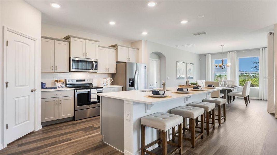 Furnished interior view inside a new home in Kindred, Kissimmee (Image 31).