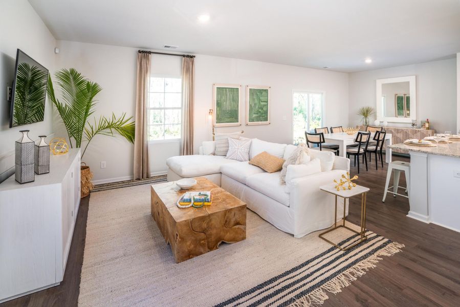 Furnished interior view inside a new home in Cypress Preserve, Moncks Corner (Image 10). Furnished interior view inside a new home in Cypress Preserve, Moncks Corner (Image 10).