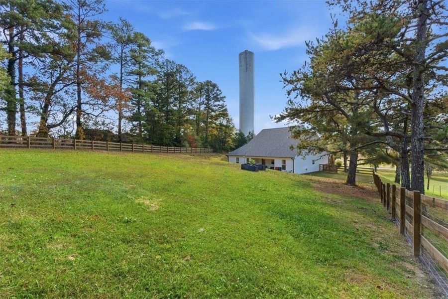 Exterior details and patio area of a home in , Calhoun (Image 26).