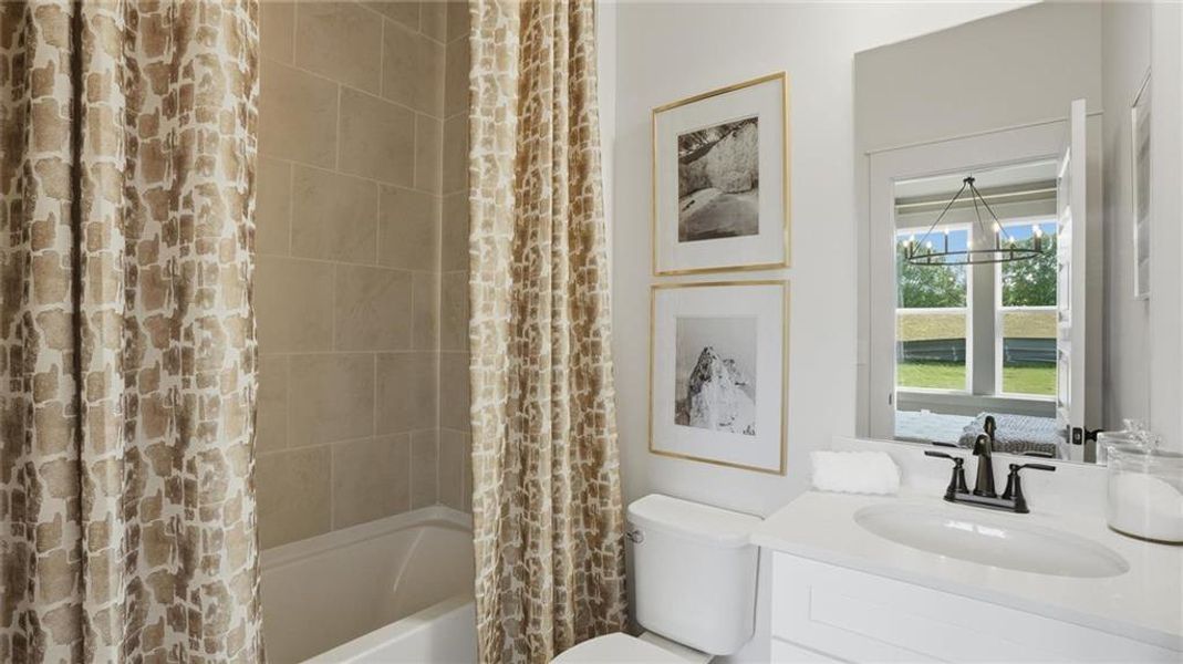Furnished interior view inside a new home in Brighton, Locust Grove (Image 26).