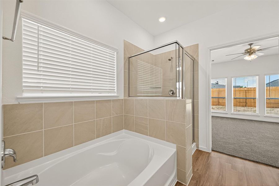 Furnished interior view inside a new home in Mill Creek Trails, Magnolia (Image 15).