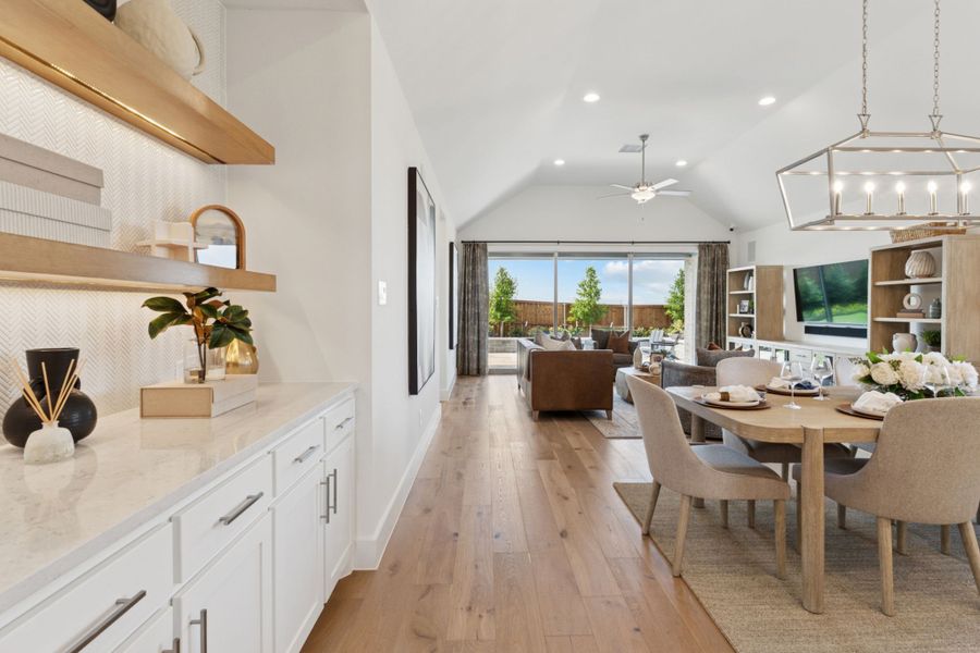 Plan 1578 Representative Photo - Dining/ Living Area Plan 1578 Representative Photo - Dining/ Living Area