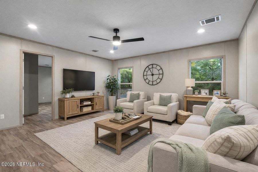 Furnished interior view inside a new home in , Keystone Heights (Image 29).
