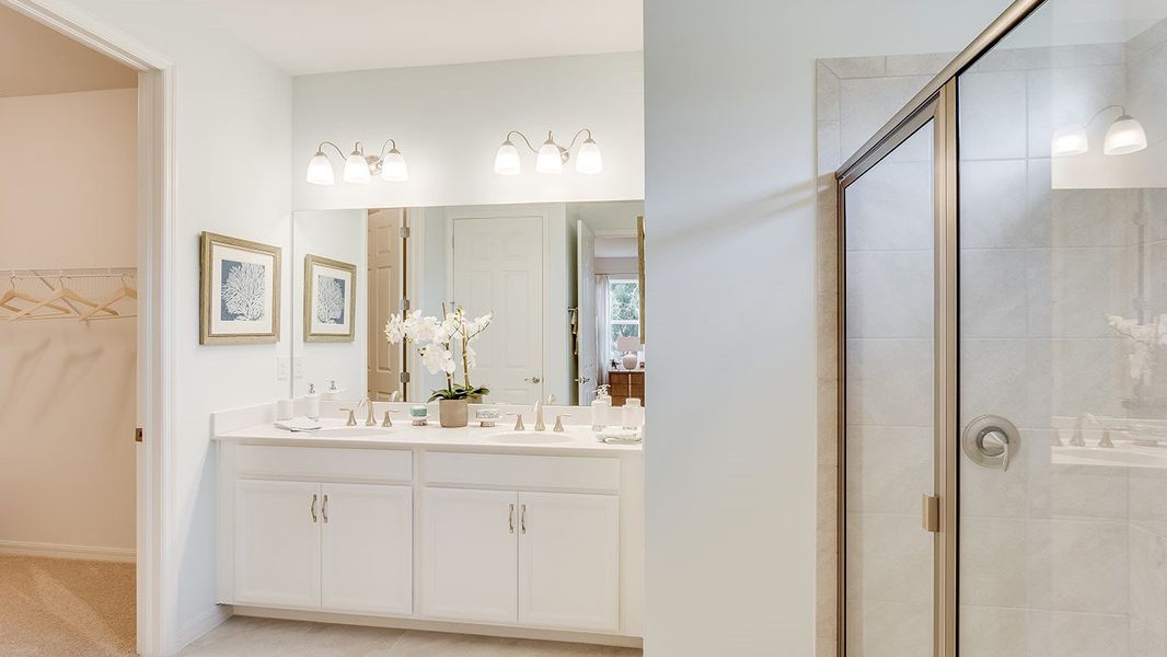 Representative furnished interior of a home built from the Kellen by D.R. Horton in Deep Creek Tradition Series, Punta Gorda (Image 16).