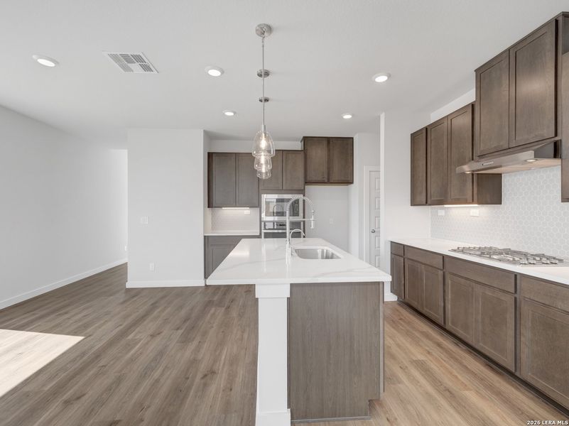 Furnished interior view inside a new home in Fairway Crossing, San Antonio (Image 5).