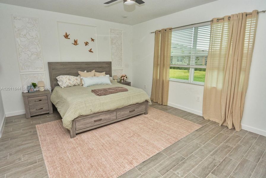 Furnished interior view inside a new home in Central Park, Port St. Lucie (Image 44).