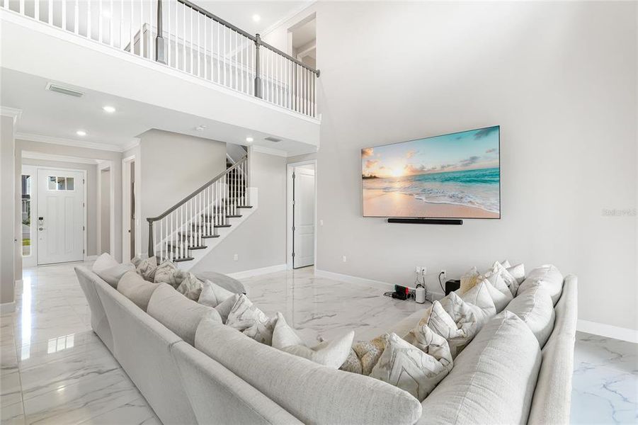 Furnished interior view inside a new home in , Sarasota (Image 17). Furnished interior view inside a new home in , Sarasota (Image 17).