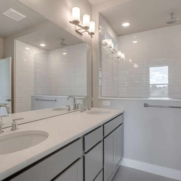 Representative furnished interior of a home built from the The Bryanwood by David Weekley Homes in Trailside at Cottonwood Creek, Colorado Springs (Image 3).