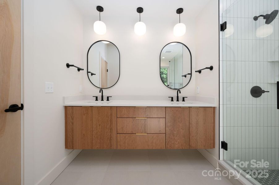 Quartz-Topped Double Vanity Quartz-Topped Double Vanity