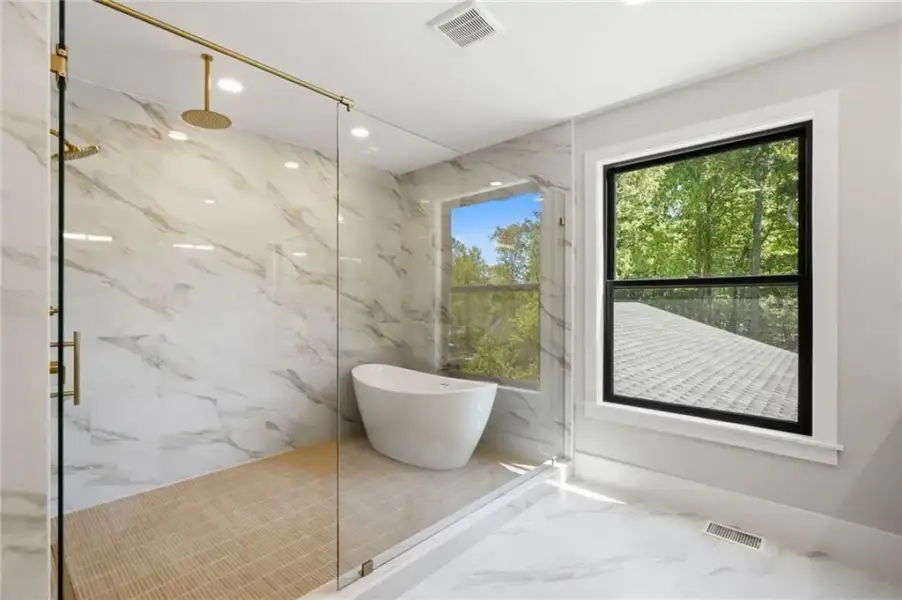 Furnished interior view inside a new home in , Roswell (Image 54).
