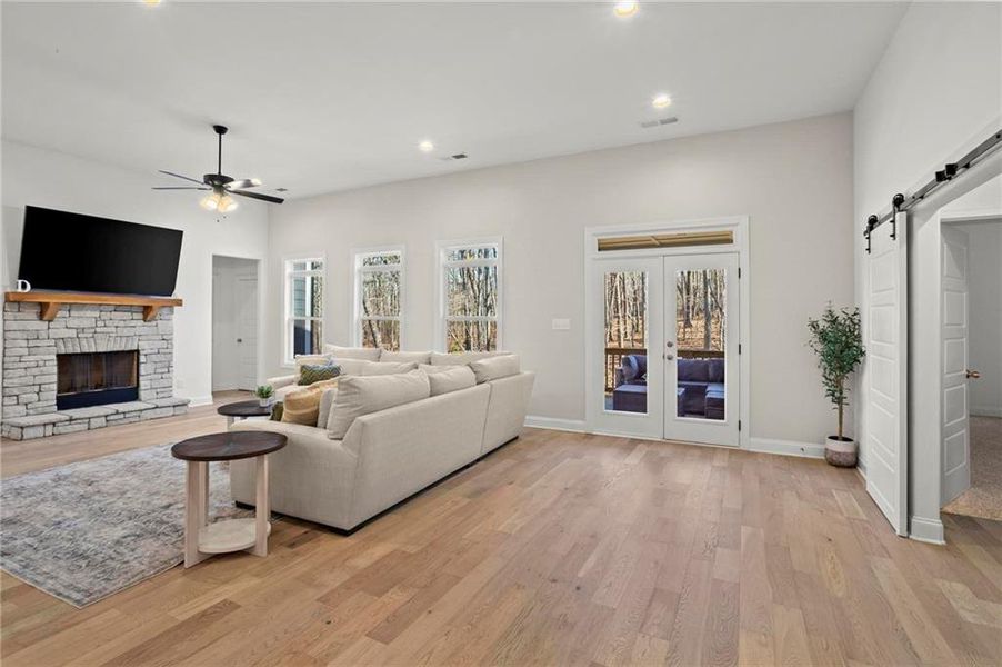 Furnished interior view inside a new home in Dorsett Bridge, Douglasville (Image 6).