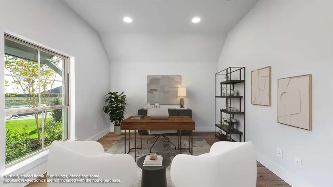 Furnished interior view inside a new home in Myrtle Creek 60', Waxahachie (Image 6). Furnished interior view inside a new home in Myrtle Creek 60', Waxahachie (Image 6).