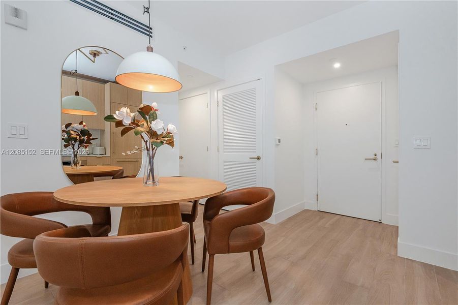 Furnished interior view inside a new home in , Miami (Image 9).