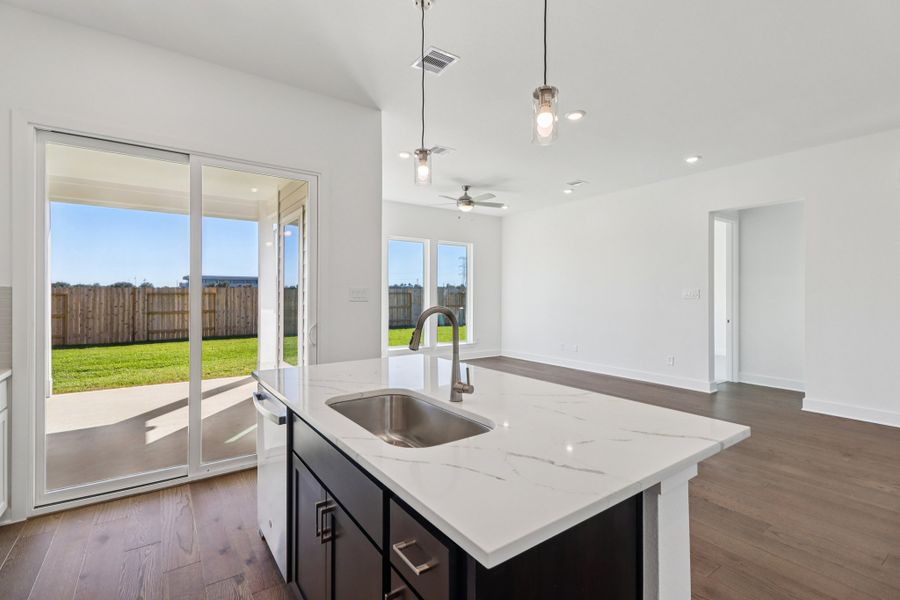 Furnished interior view inside a new home in Winfrey Estates, Tomball (Image 6).